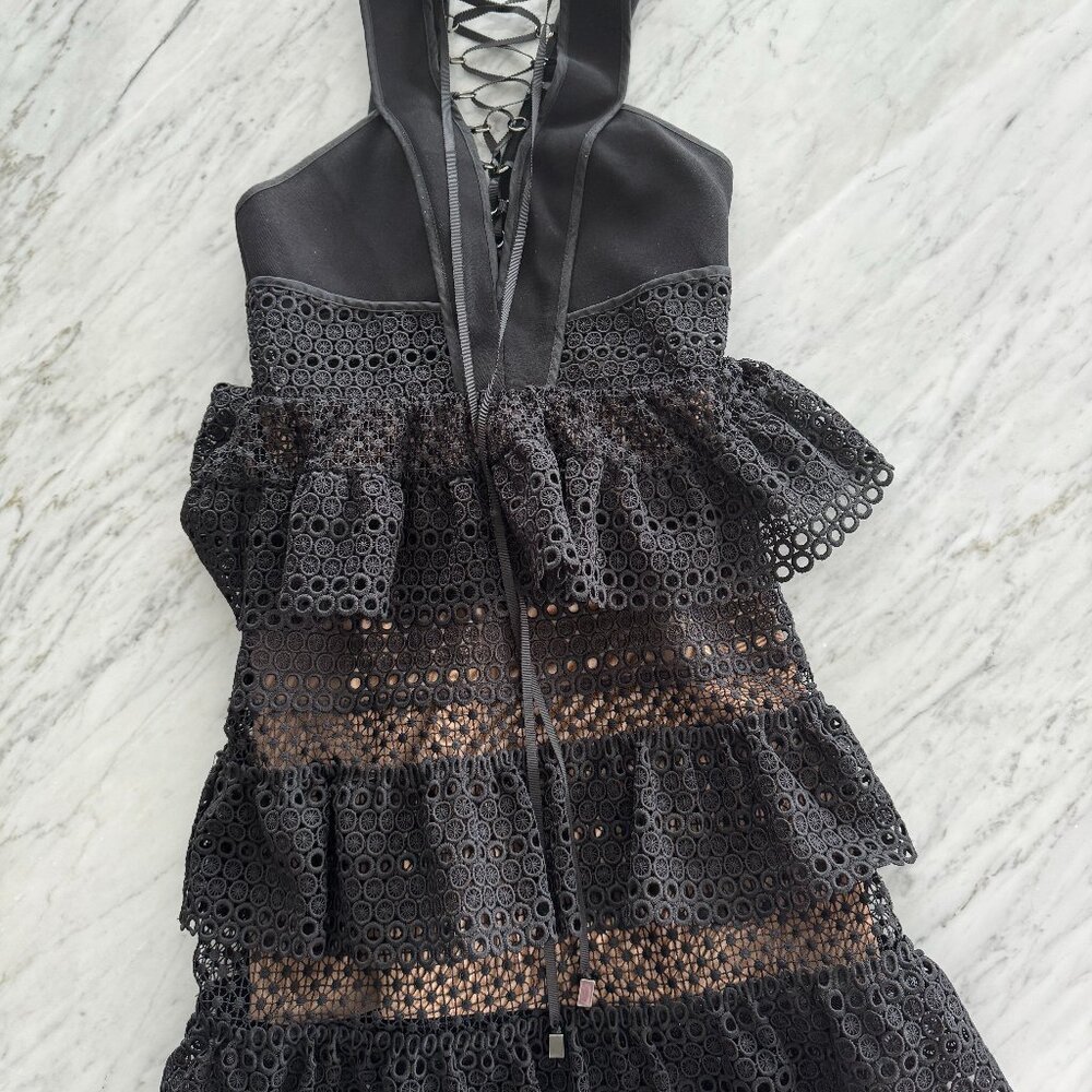 Self-Portrait Black Dress, Size US 2